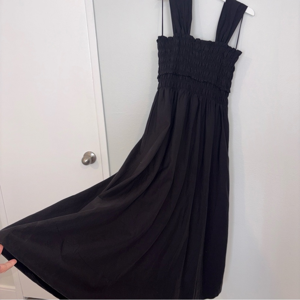 Elegant Elie Tahari Poplin Nap dress  Black Women's Dress - Picture 2 of 15